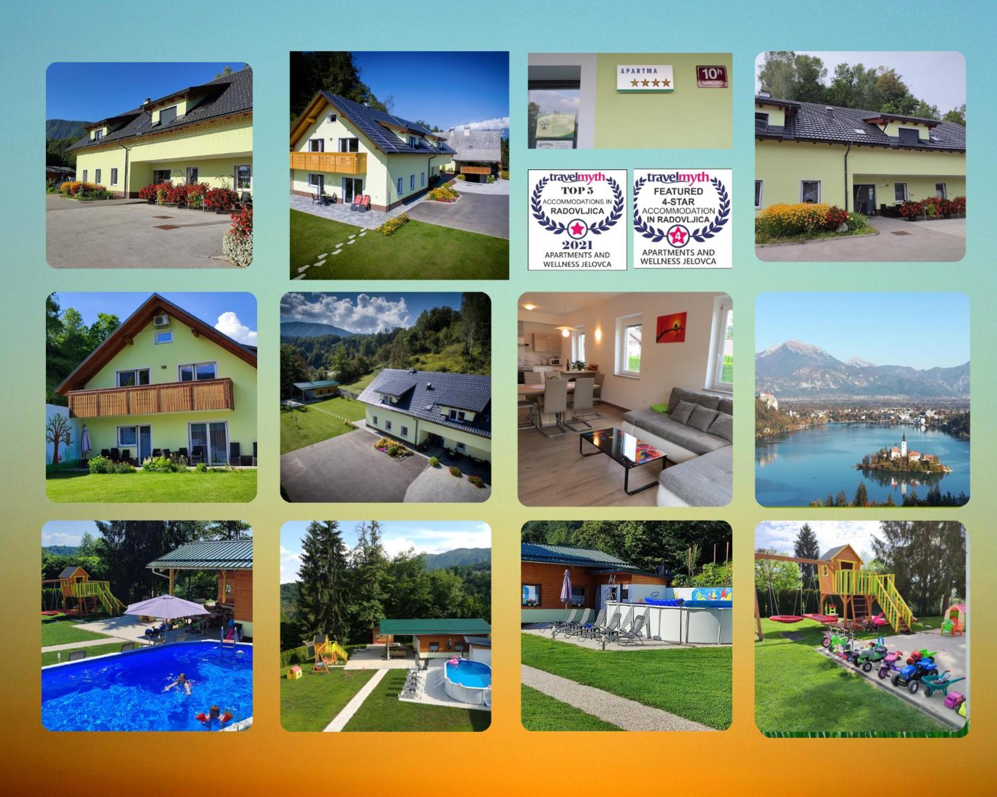 Apartments And Wellness Jelovca Radovljica Zewnętrze zdjęcie